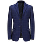 New Leisure Suits For Men Coat Plaid Fashion