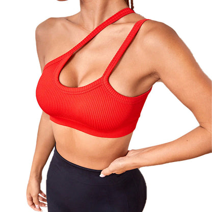 Sports Bra High Strength Shockproof Can Be Worn Outside Breast Holding Strap Running Workout Underwear